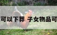 子女物品可以下葬 子女物品可以下葬吗