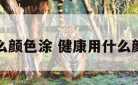 健康用什么颜色涂 健康用什么颜色涂好看
