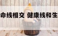 健康线和生命线相交 健康线和生命线相交成三角纹