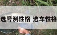 汽车选号测性格 选车性格测试