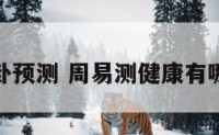 健康卦预测 周易测健康有哪些卦