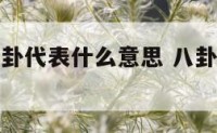 八卦中的艮卦代表什么意思 八卦中艮象征什么