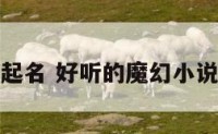 魔幻人物起名 好听的魔幻小说人物名字