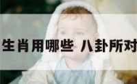 八卦中的生肖用哪些 八卦所对应的动物