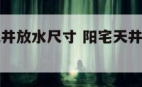 罗盘阳宅天井放水尺寸 阳宅天井放水罗盘用哪层为准