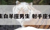 射手座女生白羊座男生 射手座女与白羊男