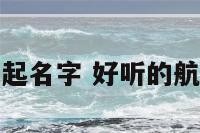 给航空公司起名字 好听的航空公司名字