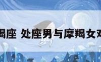 处座男摩羯座 处座男与摩羯女对性的分析
