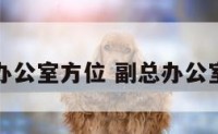 副总办公室方位 副总办公室布局