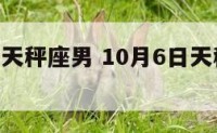 10月6日天秤座男 10月6日天秤座男生性格