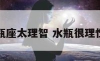 水瓶座太理智 水瓶很理性吗