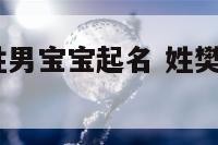 2018年樊姓男宝宝起名 姓樊男宝宝大气名字大全