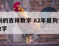 82年属狗的吉祥数字 82年属狗吉祥数字和幸运数字