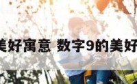 数字9的美好寓意 数字9的美好寓意成语
