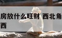 西北角是厨房放什么旺财 西北角是厨房放什么旺财的东西