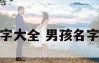 永什么男孩名字大全 男孩名字带永字怎么起