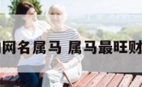 带来财运的网名属马 属马最旺财的微信网名
