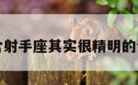 包含射手座其实很精明的词条