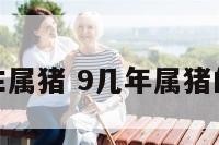 九几年出生属猪 9几年属猪的今年多大