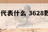 2638数字代表什么 3628数字什么意思