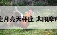 太阳摩羯座月亮天秤座 太阳摩羯月亮天平