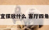 客厅四角角宜摆放什么 客厅四角摆绿植风水