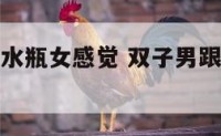 双子男遇上水瓶女感觉 双子男跟水瓶女恋爱真的很累
