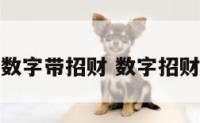 什么数字带招财 数字招财寓意