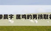 属鸡名字带晨字 属鸡的男孩取名宸字好吗