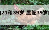 属蛇人的21和39岁 属蛇39岁的危机如何化解