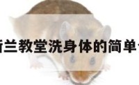 伊斯兰教堂洗身体的简单介绍
