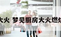梦见厨房大火 梦见厨房大火燃烧什么征兆