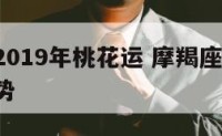 摩羯座2019年桃花运 摩羯座2019年桃花运势