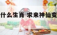 求来神仙是什么生肖 求来神仙变八戒是什么生肖