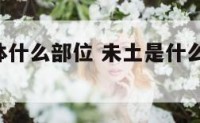 未土在身体什么部位 未土是什么土,力量大吗