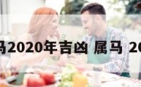 属马2020年吉凶 属马 2020