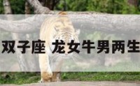 牛女龙男双子座 龙女牛男两生肖相配吗