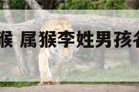 姓李女孩属猴 属猴李姓男孩名字大全2016