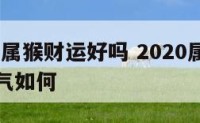 2020年属猴财运好吗 2020属猴的财运和运气如何