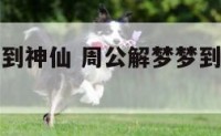 周公解梦梦到神仙 周公解梦梦到神仙跳舞什么意思