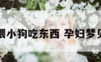 孕妇梦见喂小狗吃东西 孕妇梦见自己喂狗