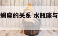 水瓶座与天蝎座的关系 水瓶座与天蝎座合不合
