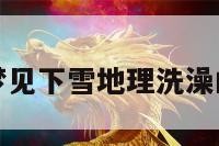 包含梦见下雪地理洗澡的词条