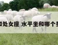 水平坐和处女座 水平坐和哪个星座最配