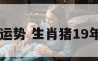 生肖猪19年运势 生肖猪19年运势及运程