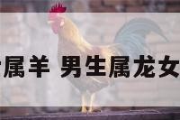 男生属龙女士属羊 男生属龙女士属羊相配吗