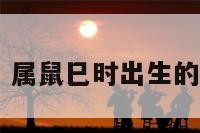 属鼠巳时女 属鼠巳时出生的女孩旺夫吗
