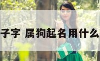 属狗起名子字 属狗起名用什么字比较好