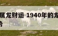 1940属龙财运 1940年的龙2021年运势