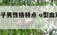o型血的双子男性格特点 o型血双子座男人的性格